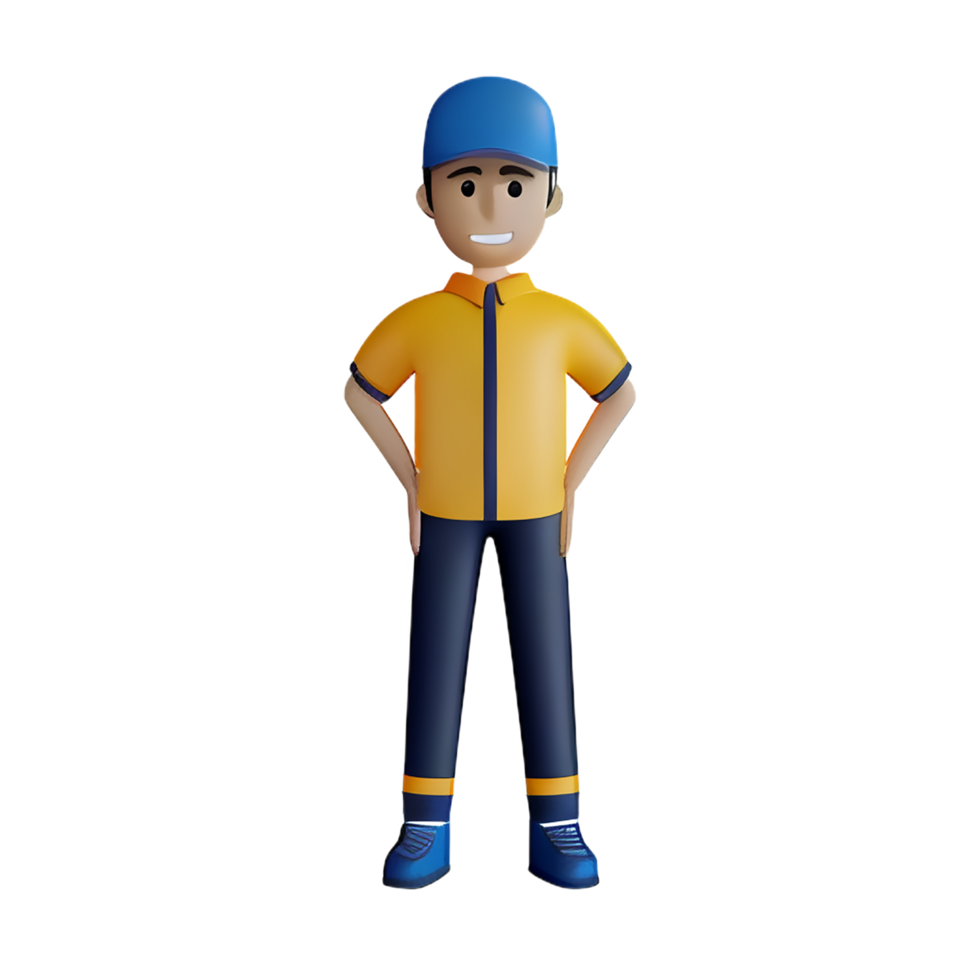 delivery 3d rendering icon illustration png