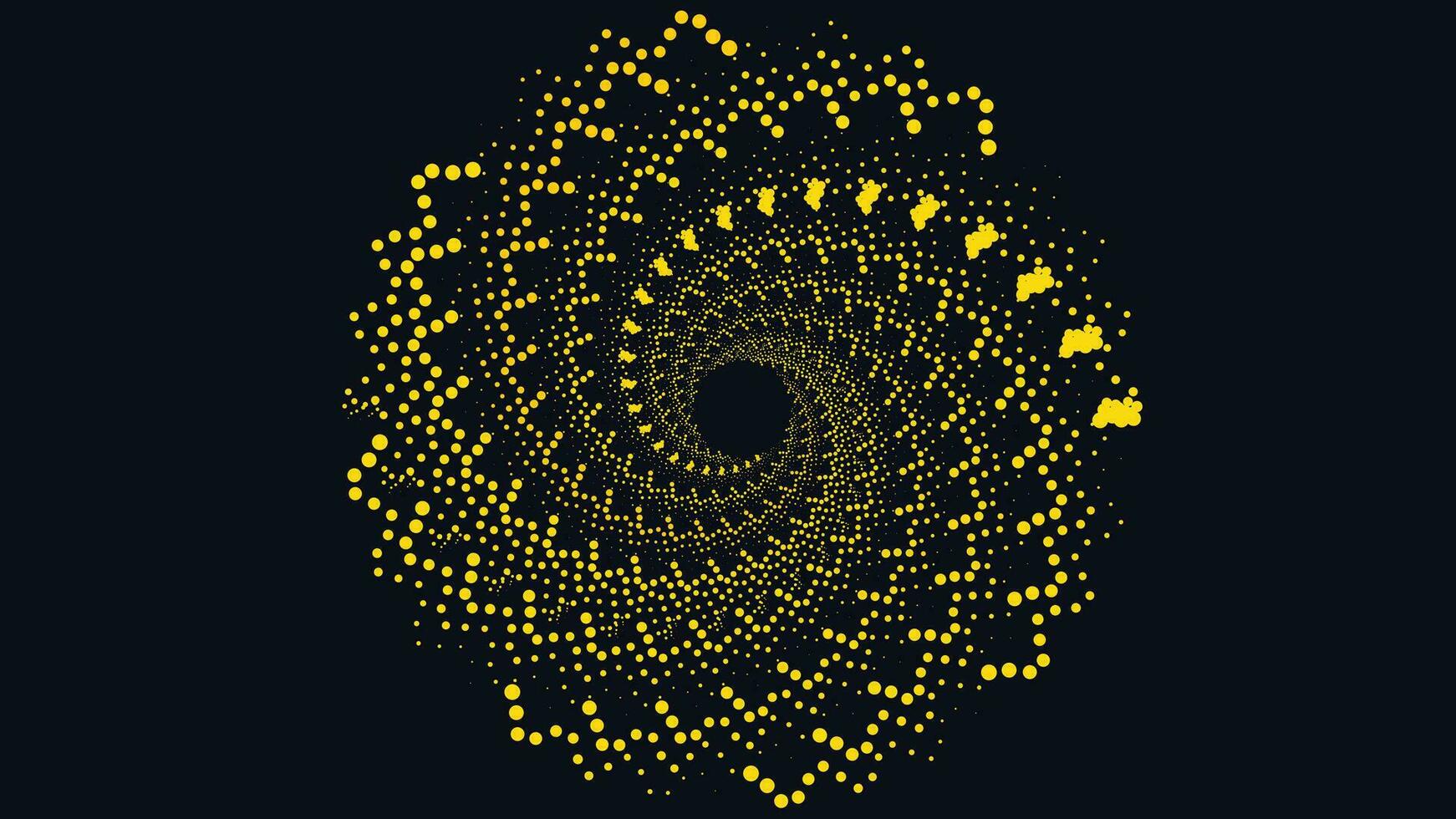 resumen vórtice espiral diferente color redondo antecedentes en oscuro azul. esta creativo estilo antecedentes será hacer tu proyecto más maravilloso y interesante. vector