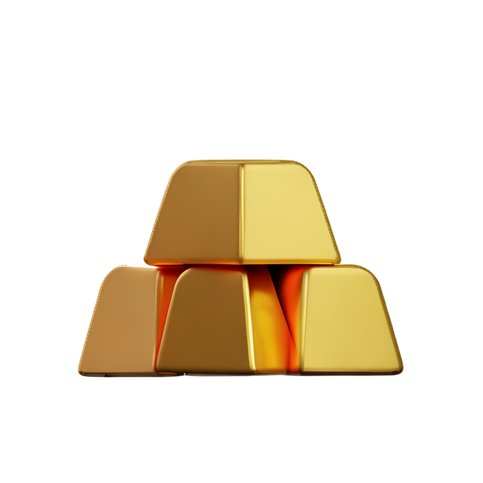 gold 3d icon illustration png