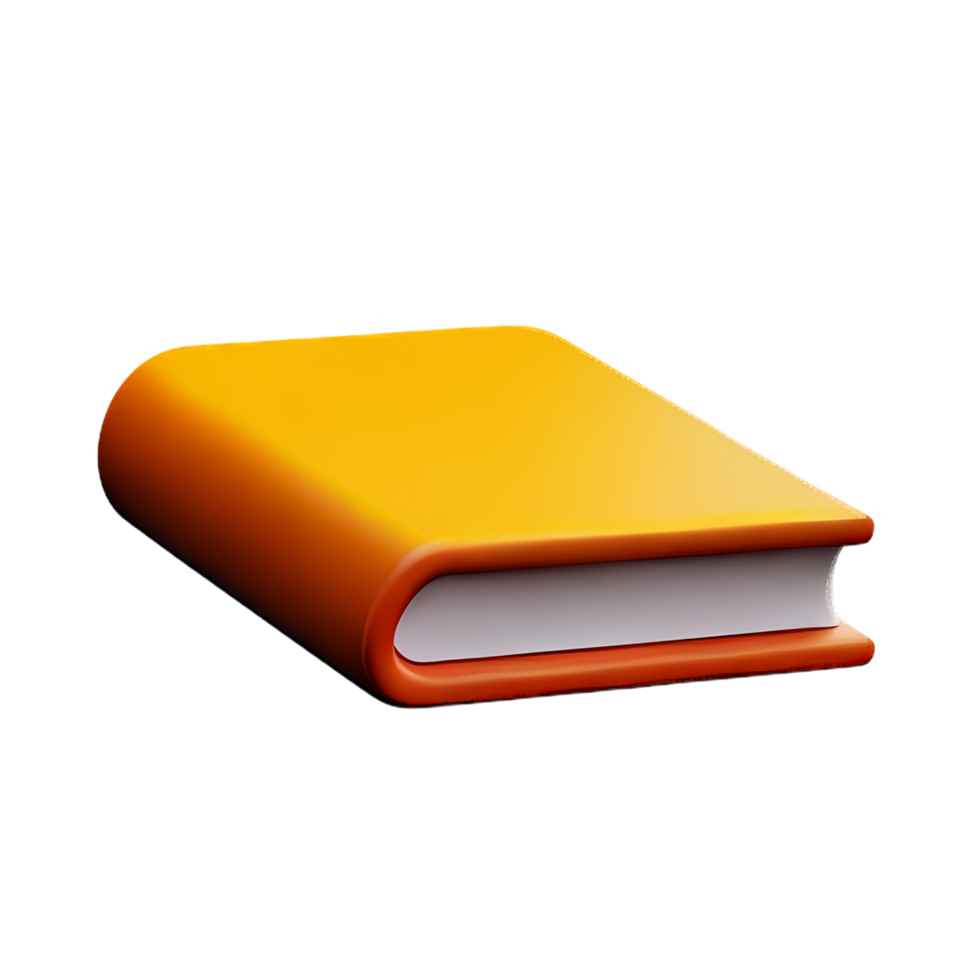 book 3d icon illustration png