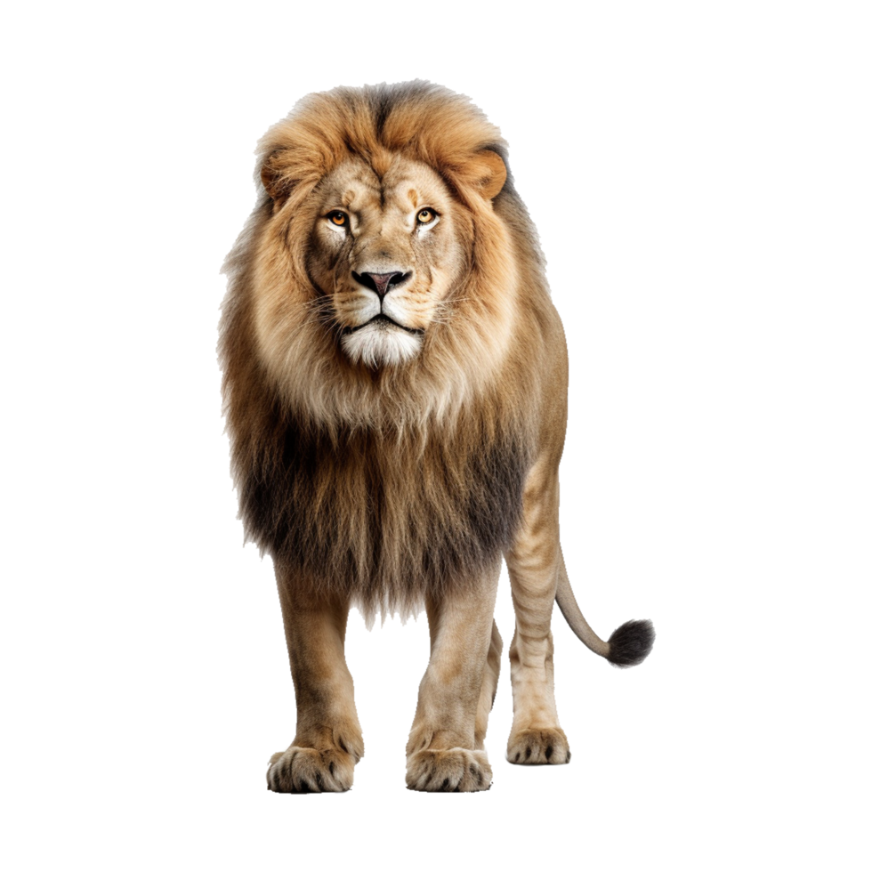 Free  A Lion  PNG transparent ai generated