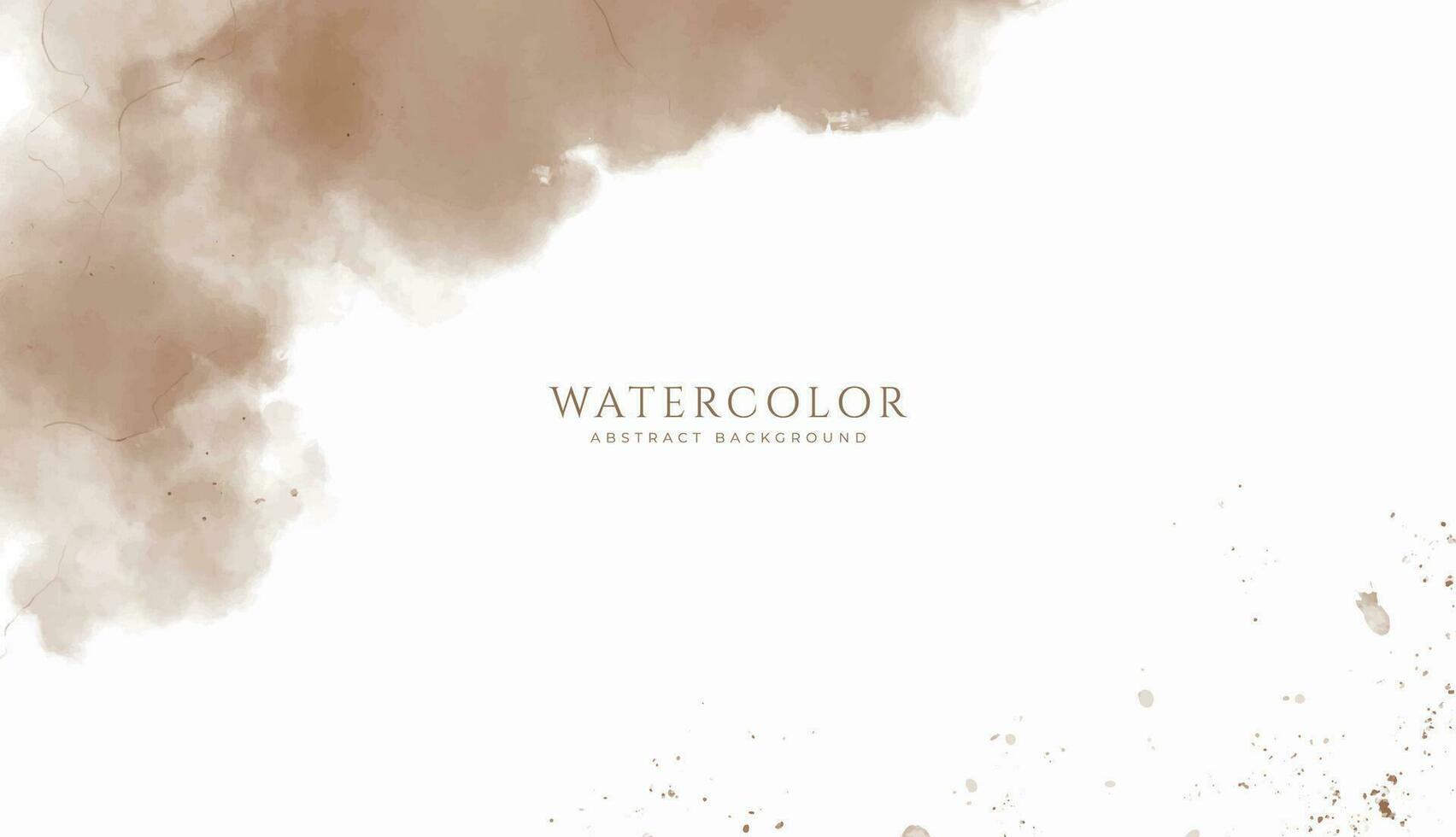 Abstract horizontal watercolor background. Neutral light colored empty space background illustration vector