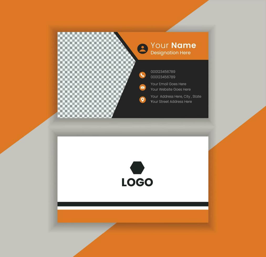 Business Card - Creative and Clean Modern Business Card Template. free Vector