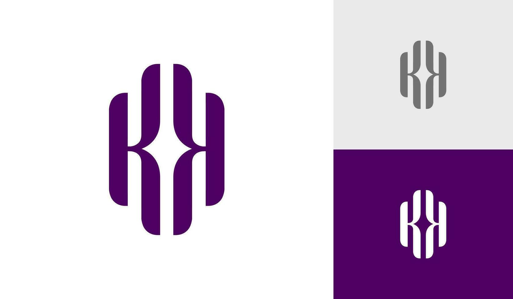 Letter KK or initial KK monogram logo design vector for fashion company