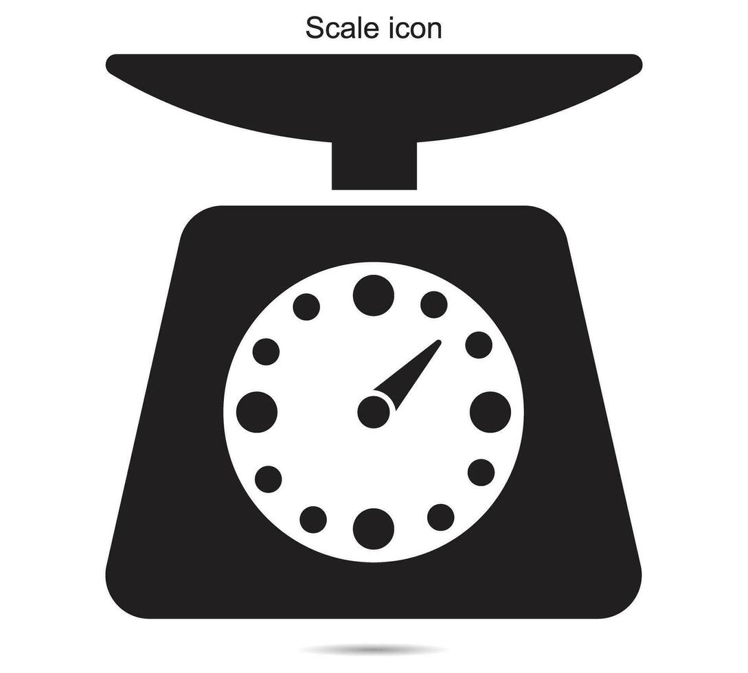Scale icon, vector illustration.
