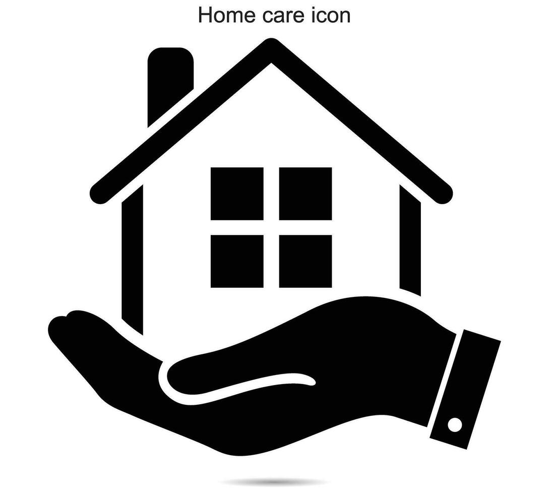 Home care icon, vector illustration.