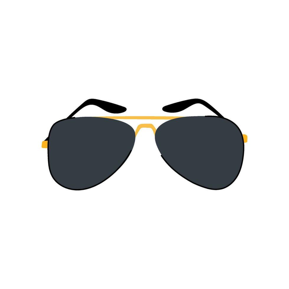 summer sunglasses men cartoon vector illustration