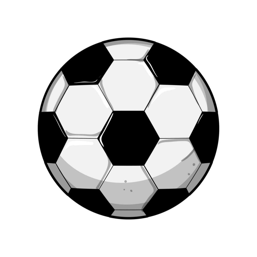 foot soccer ball cartoon vector illustration
