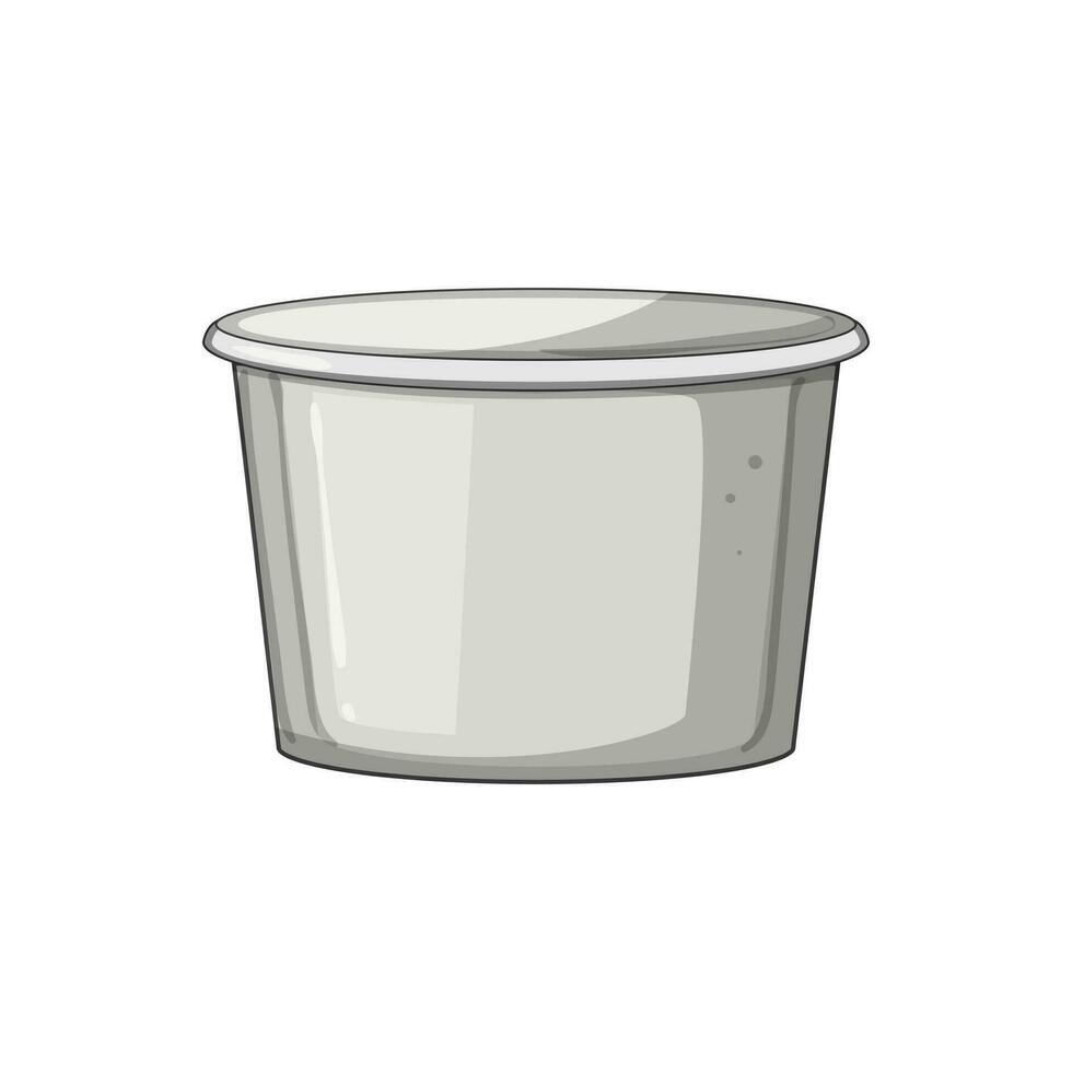 blank paper cup cartoon vector illustration