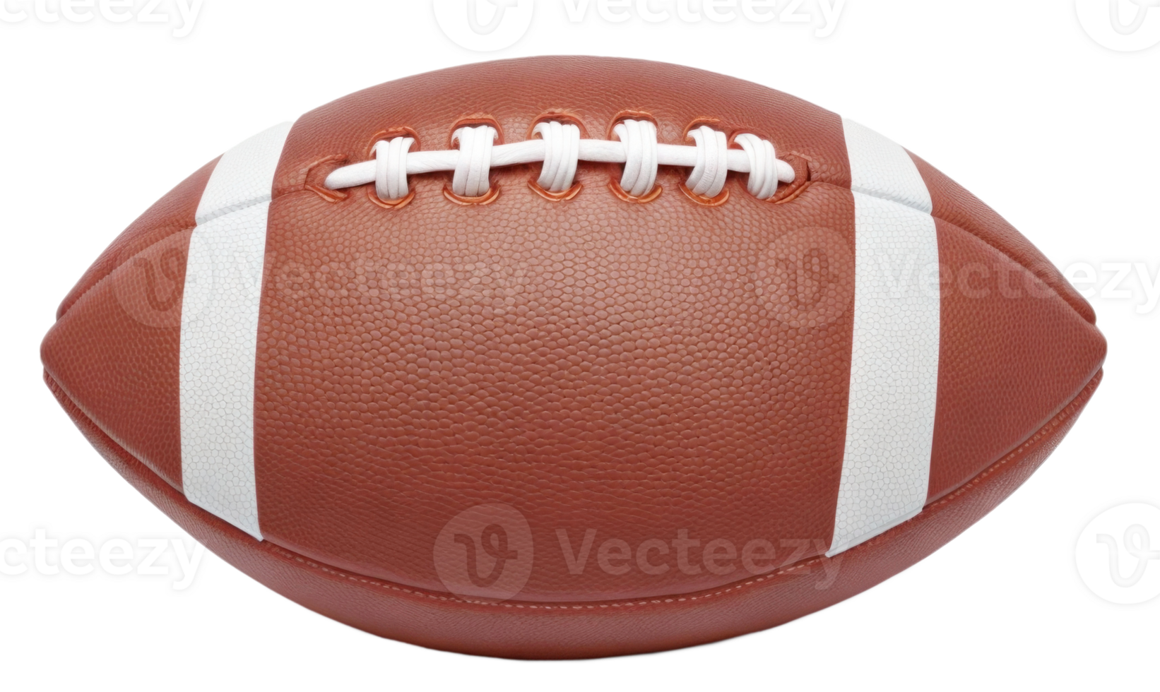 American football ball isolated on transparent background. AI Generative png