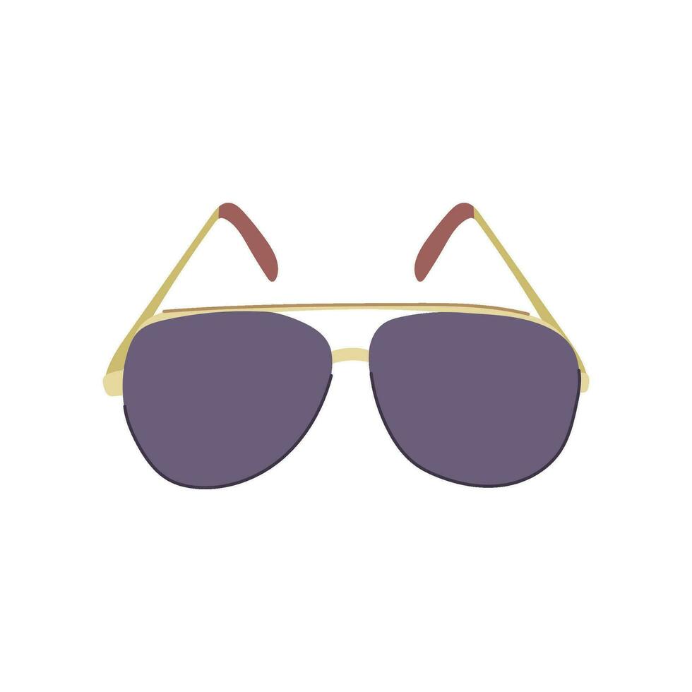cool sunglasses men cartoon vector illustration