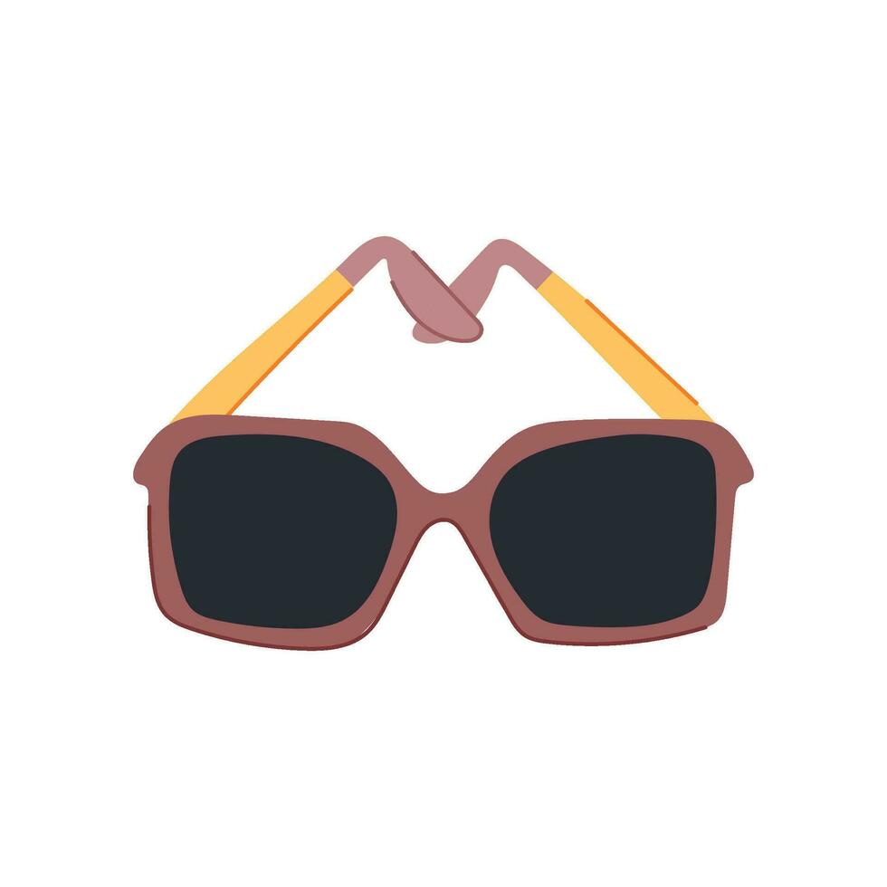 persona Gafas de sol mujer dibujos animados vector ilustración