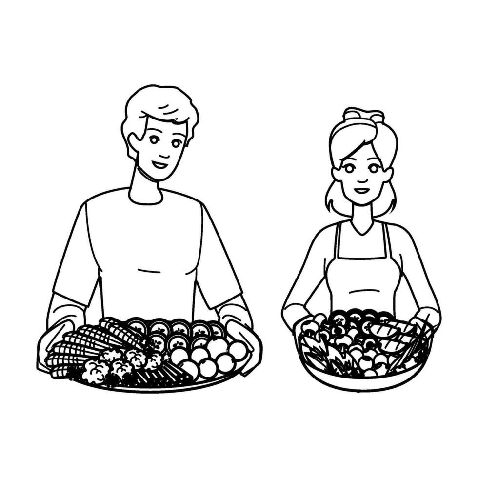 meal plant based diet vector