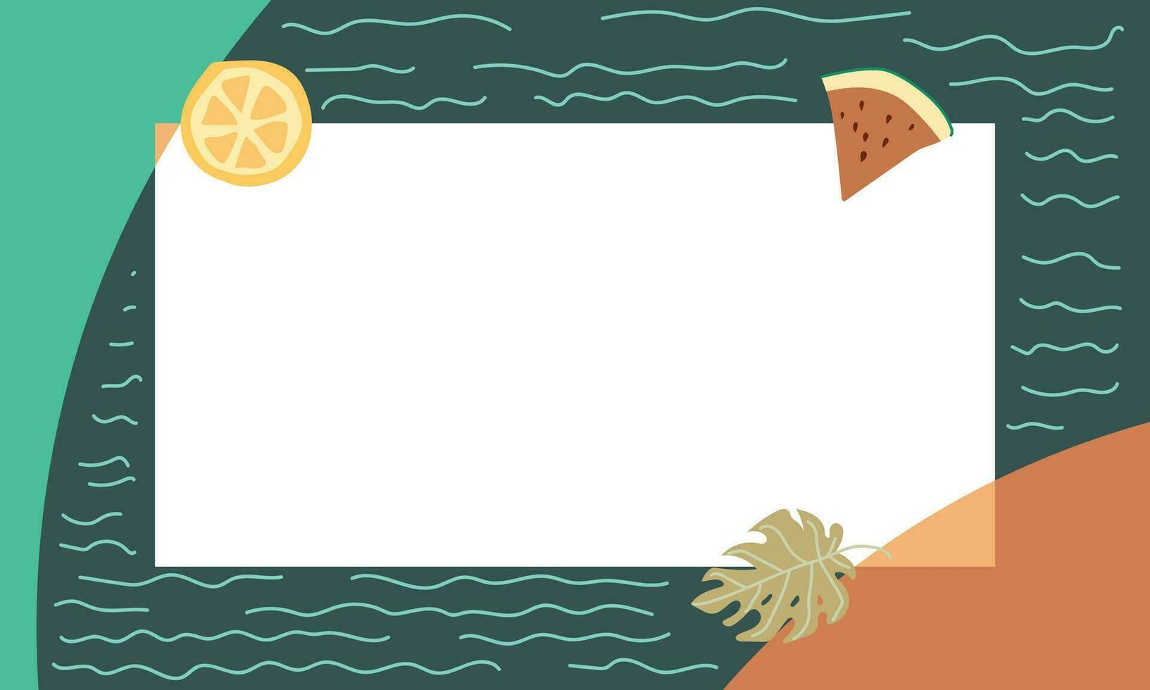 Abstract pastel colors summer background for social media post background. vector