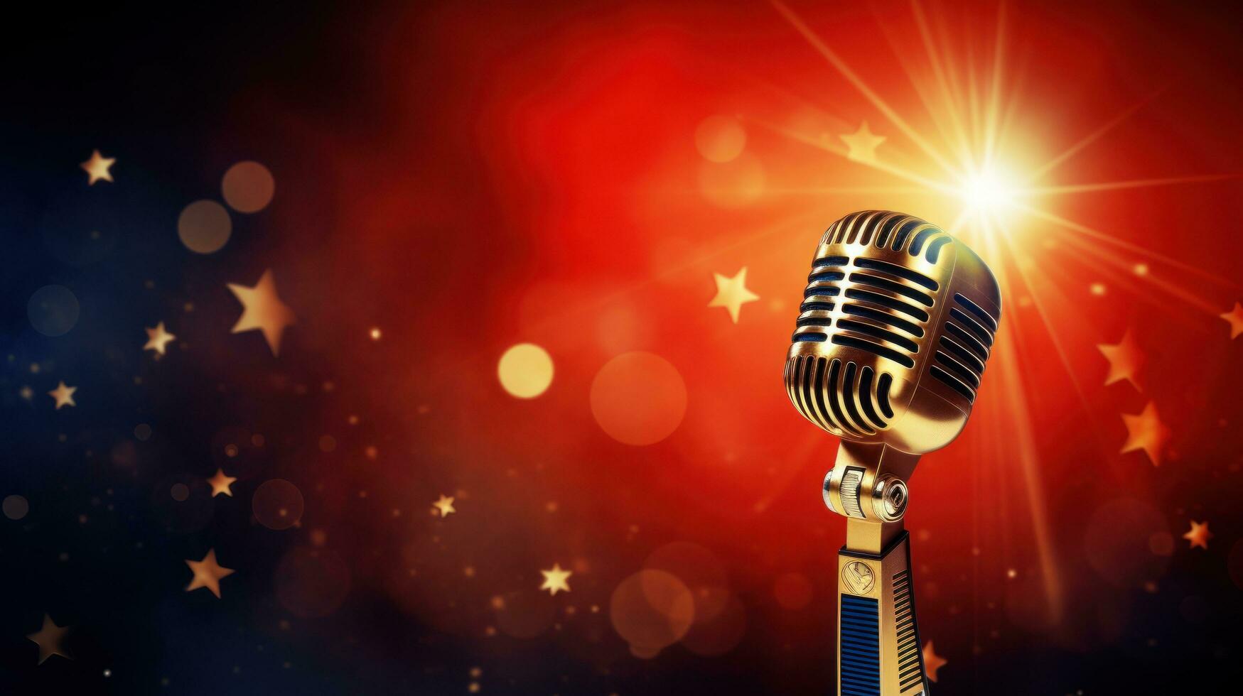 Music karaoke party vivid background photo