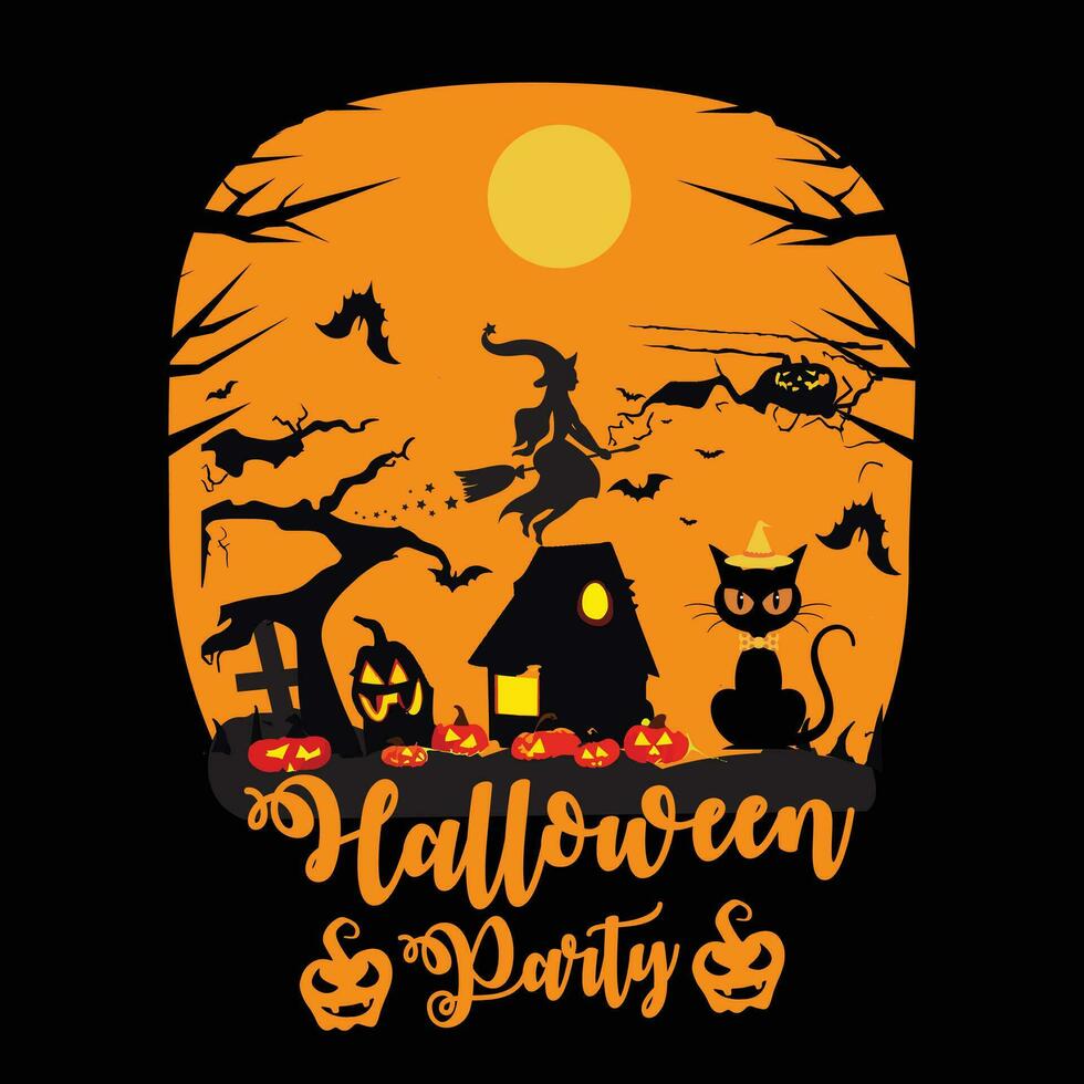 Halloween t shirt design vector