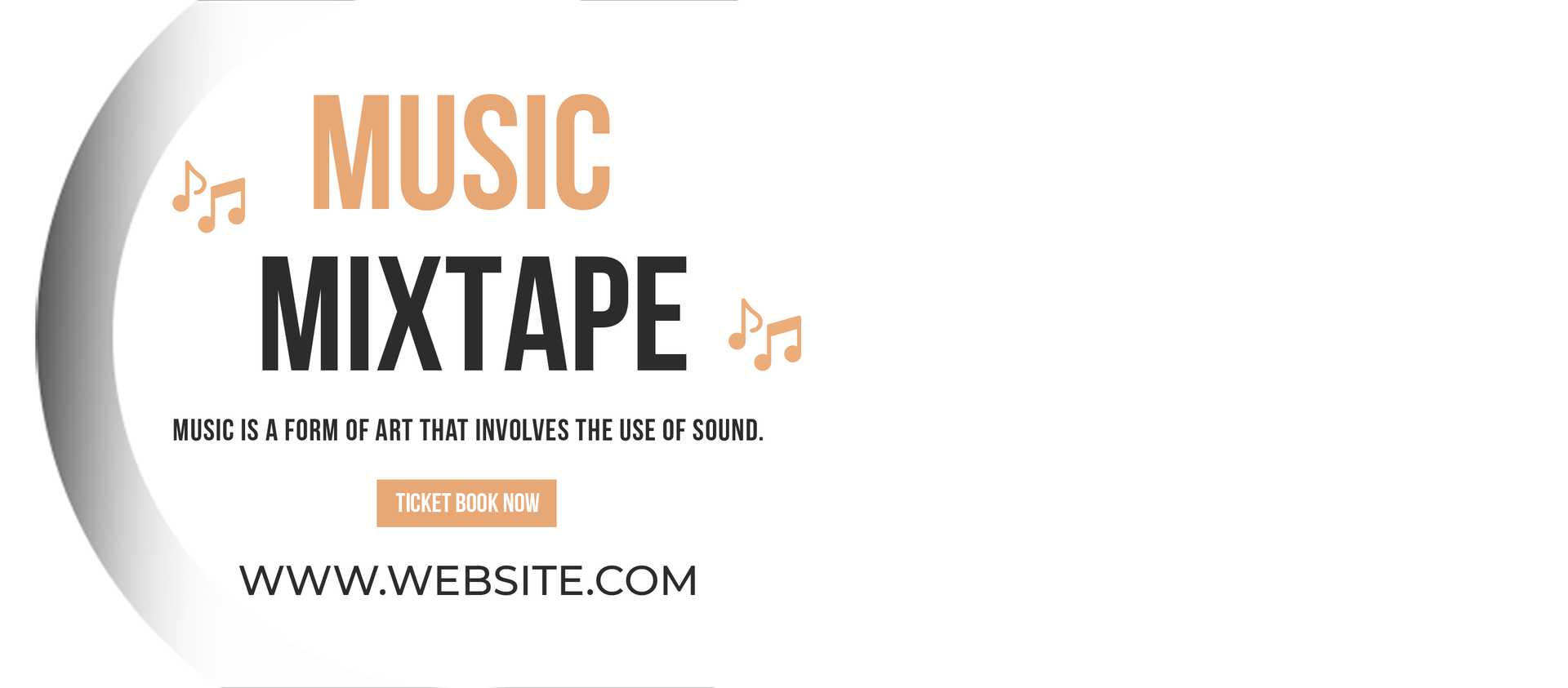 PSD music mixtape live music show Facebook cover design