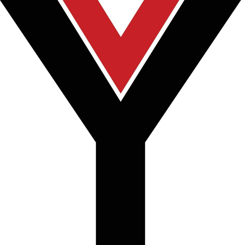 logo word yv vector
