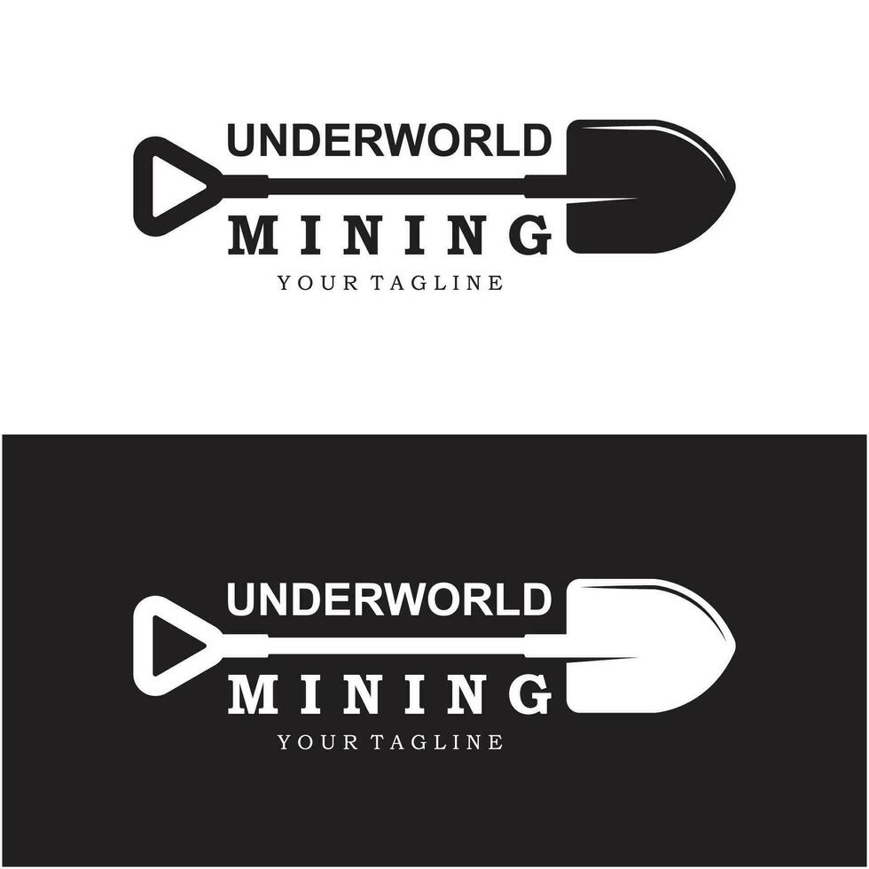 mining logo icon vector