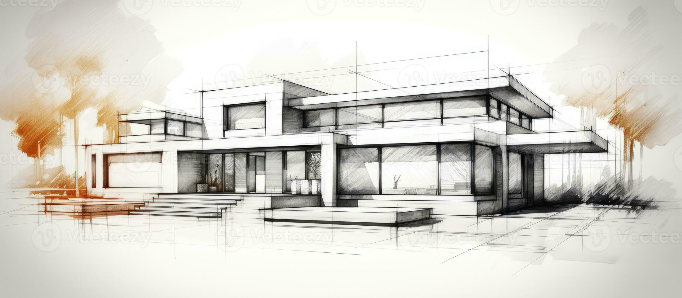 a house sketch design photo