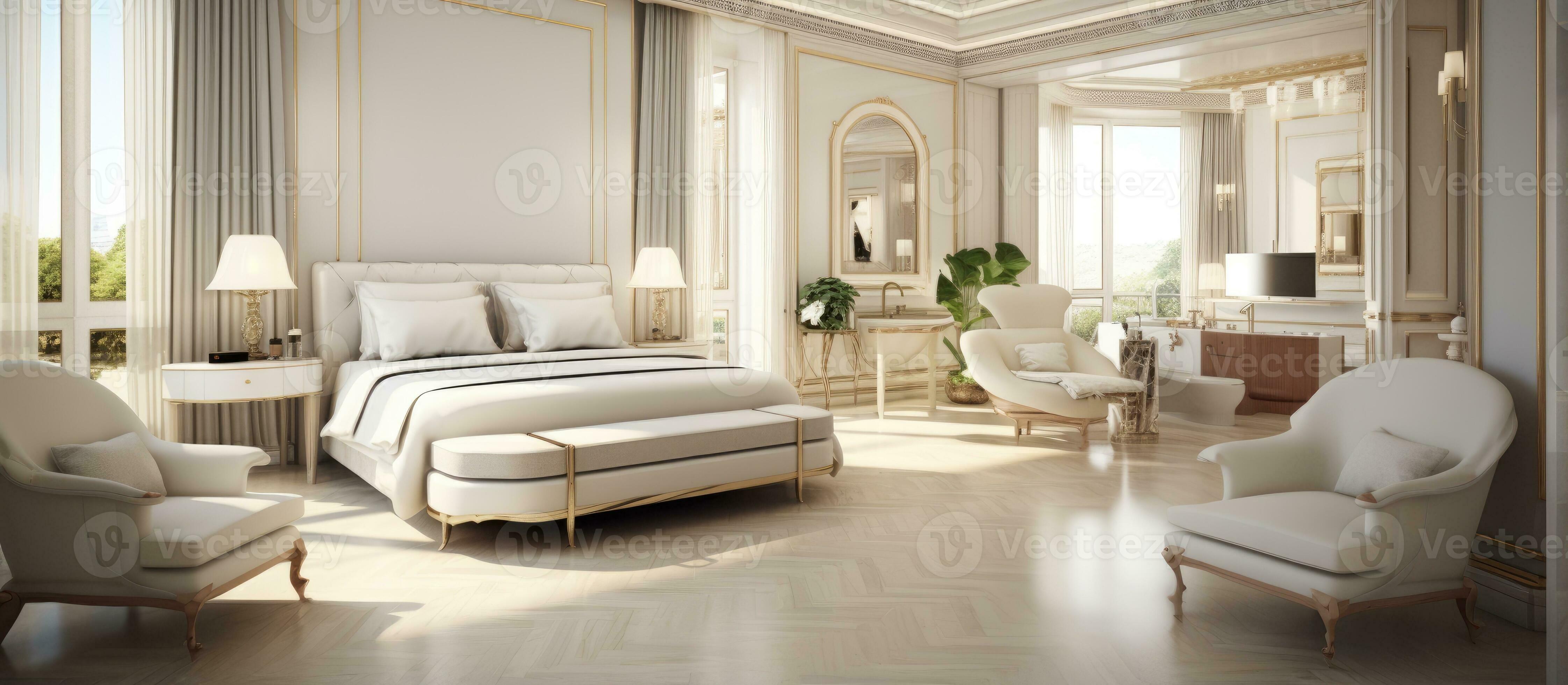 High end hotel room design 28217042 Stock Photo at Vecteezy