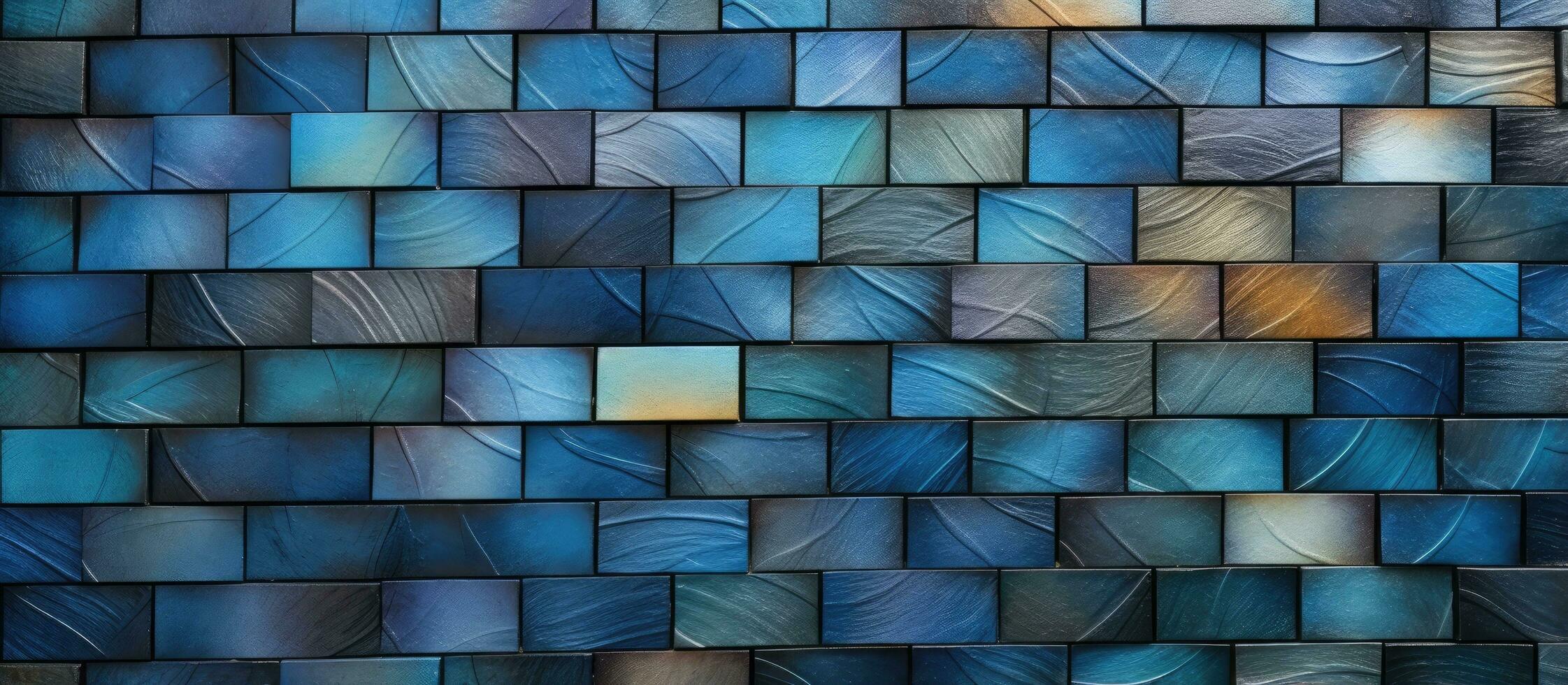 The tiles have an excellent texture for backgrounds interior decor and architectural design photo