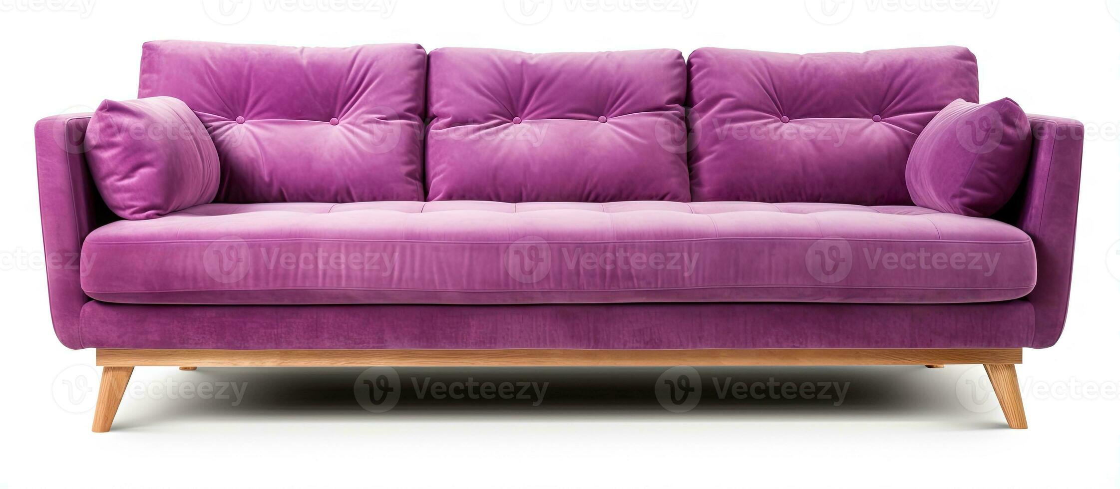 White background sofa with clipping path photo