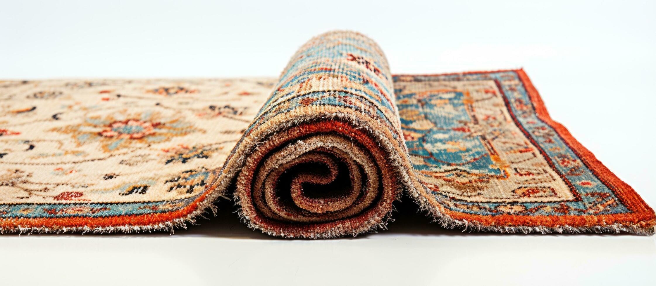 White background with a carpet picture photo