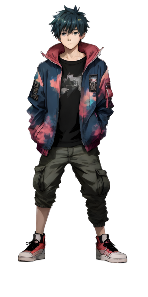 Cool Anime Character Transparent Background Ai Generative 28218127 PNG