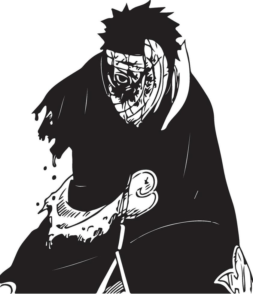 anime Naruto manga line art 28218529 Vector Art at Vecteezy