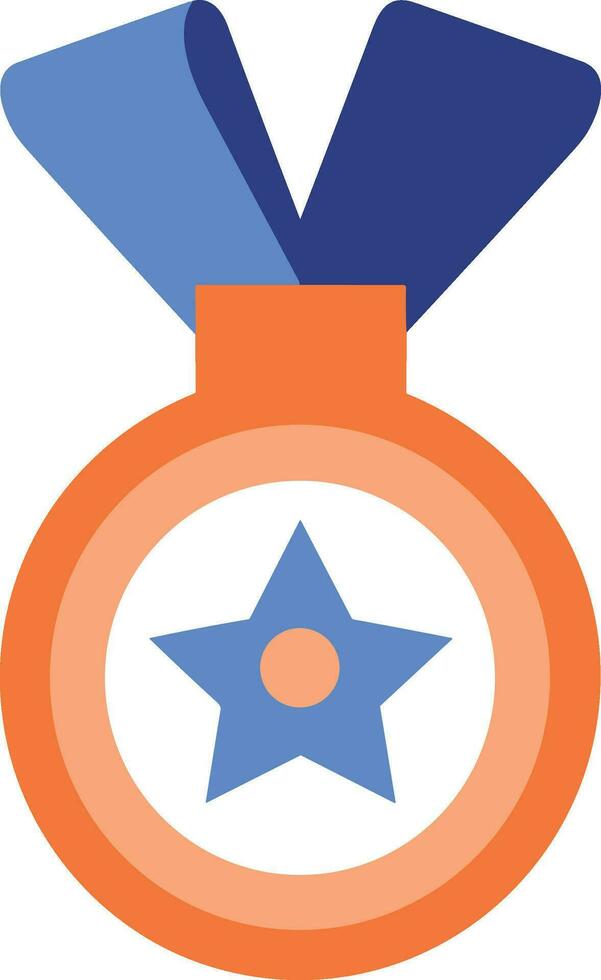 medallas para ganadores en ux ui plano estilo vector