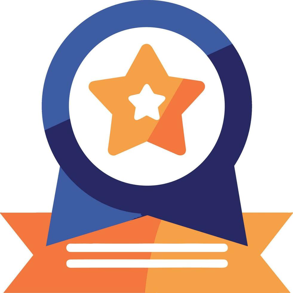 Medals for winners in UX UI flat style vector