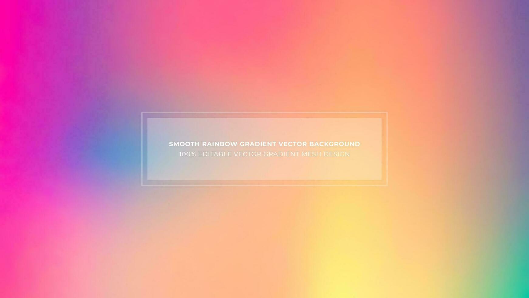 Simple Rainbow Gradient Color Abstract Vector Background