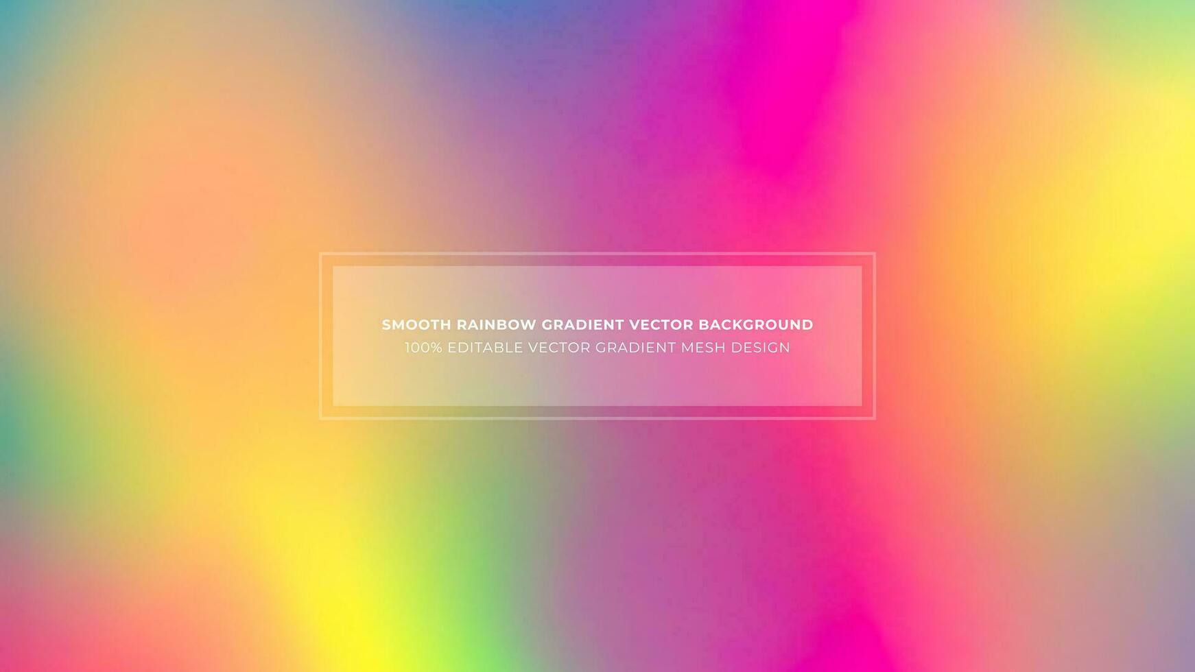 Simple Rainbow Gradient Color Abstract Vector Background