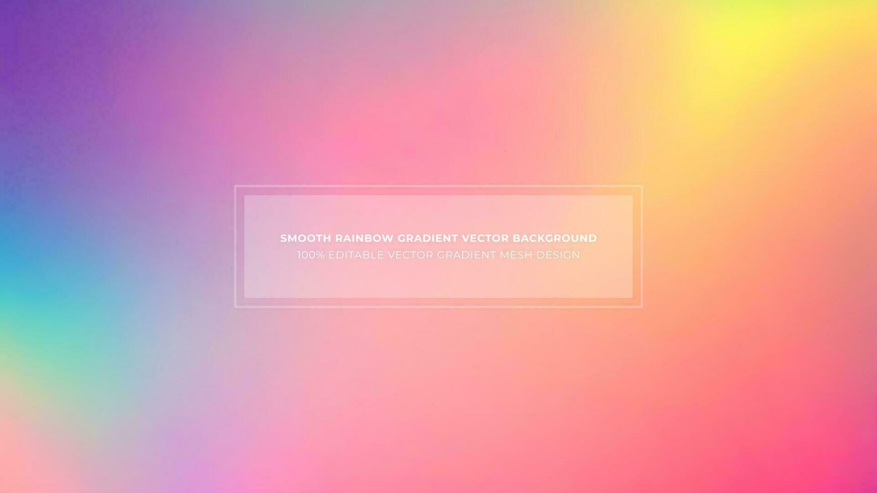 Simple Rainbow Gradient Color Abstract Vector Background