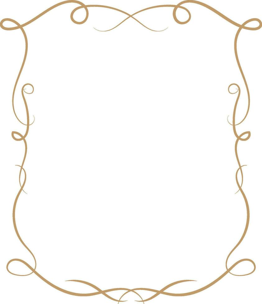 Hand Drawn Frame Label Vintage vector