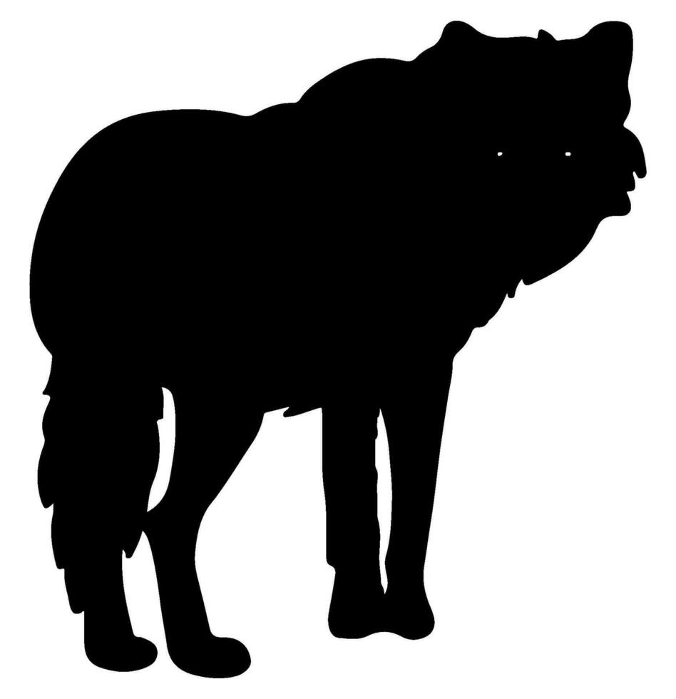 Wolf Silhouette Vector