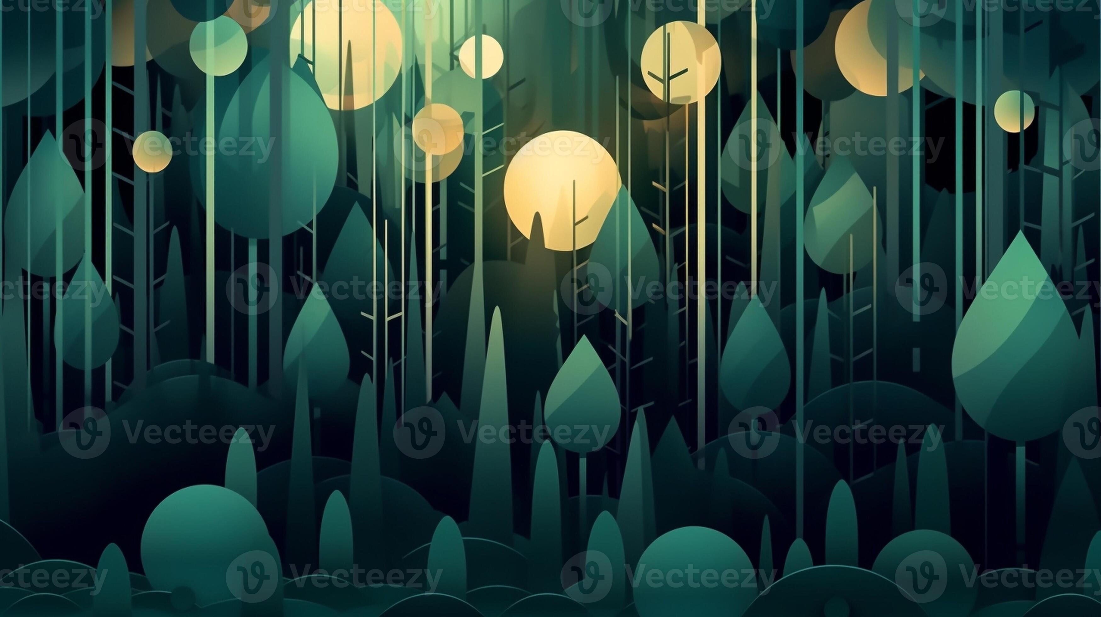 AI Generative abstract forest background 28225007 Stock Photo at Vecteezy