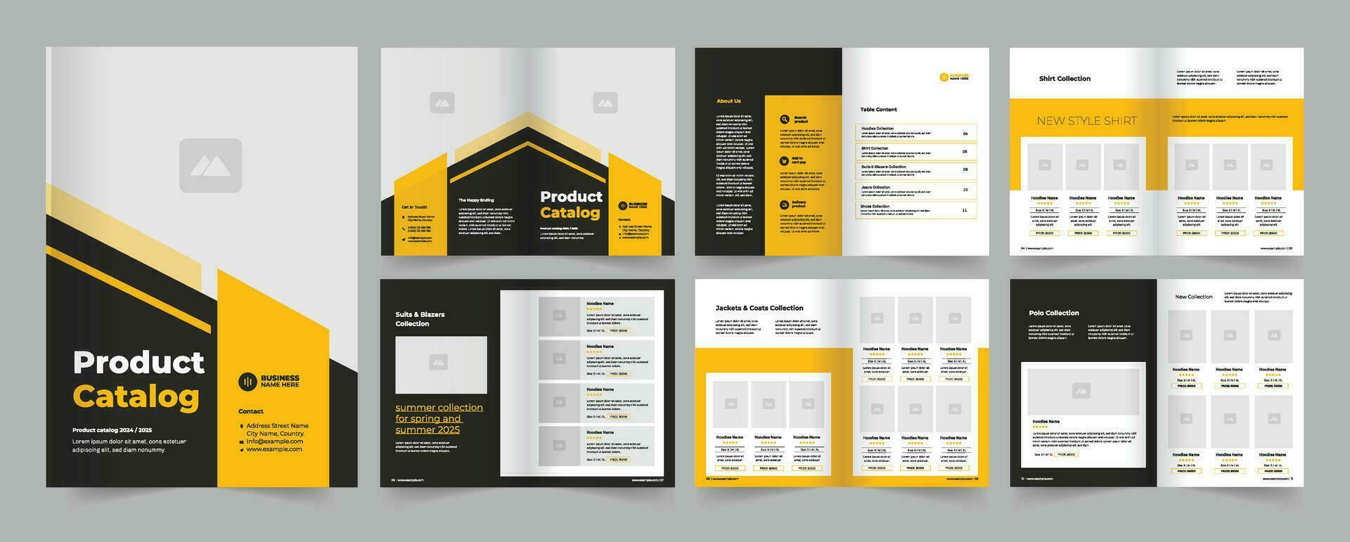 Multipurpose Product catalogue Template vector