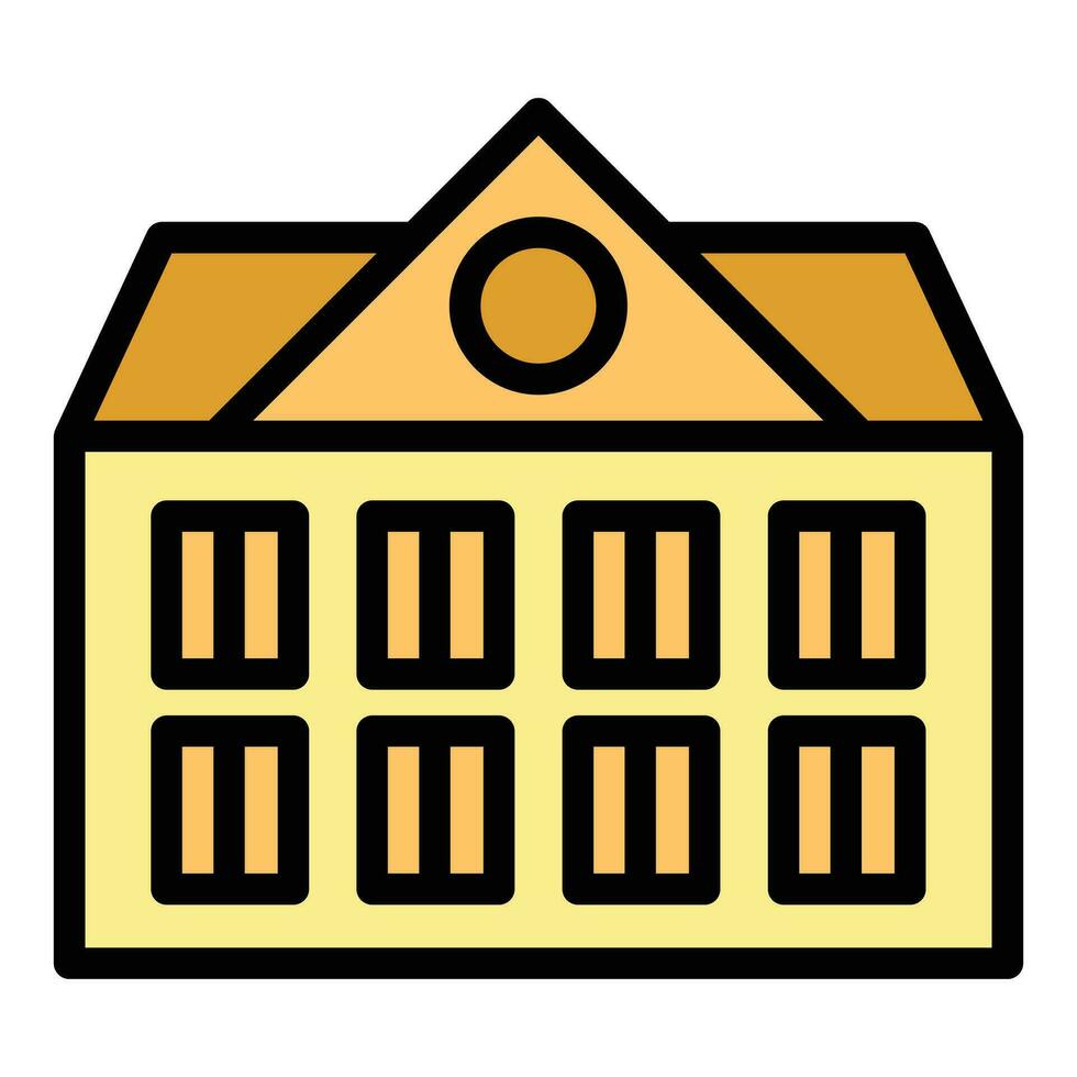 Montenegro building icon vector flat