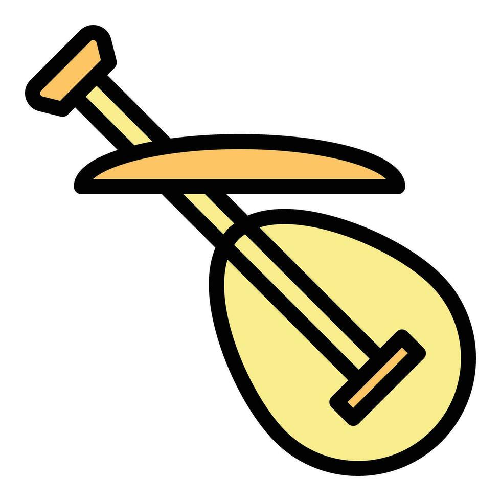 Montenegro musical instrument icon vector flat