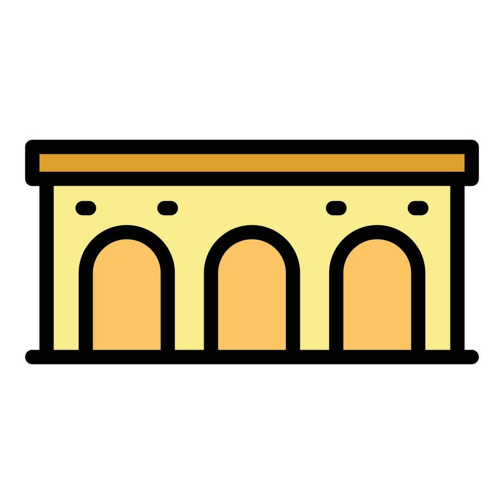 Montenegro bridge icon vector flat