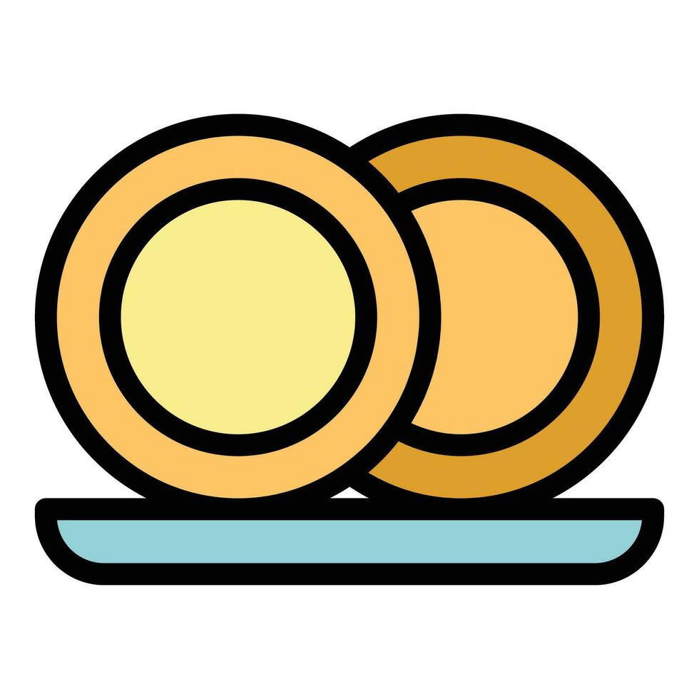 croqueta icono vector plano