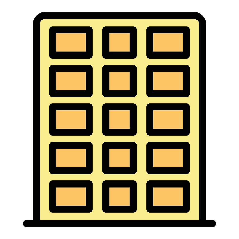 Tower city icon vector flat