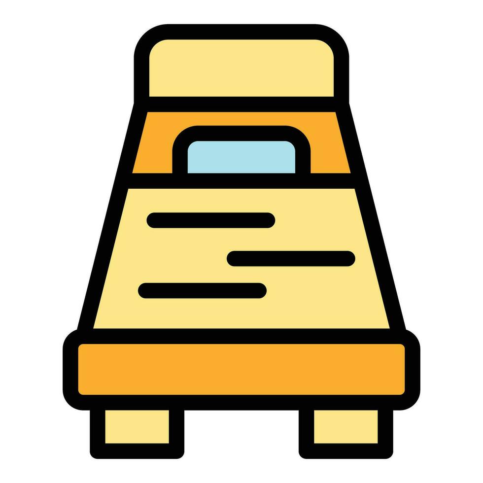 Stress sleeping icon vector flat