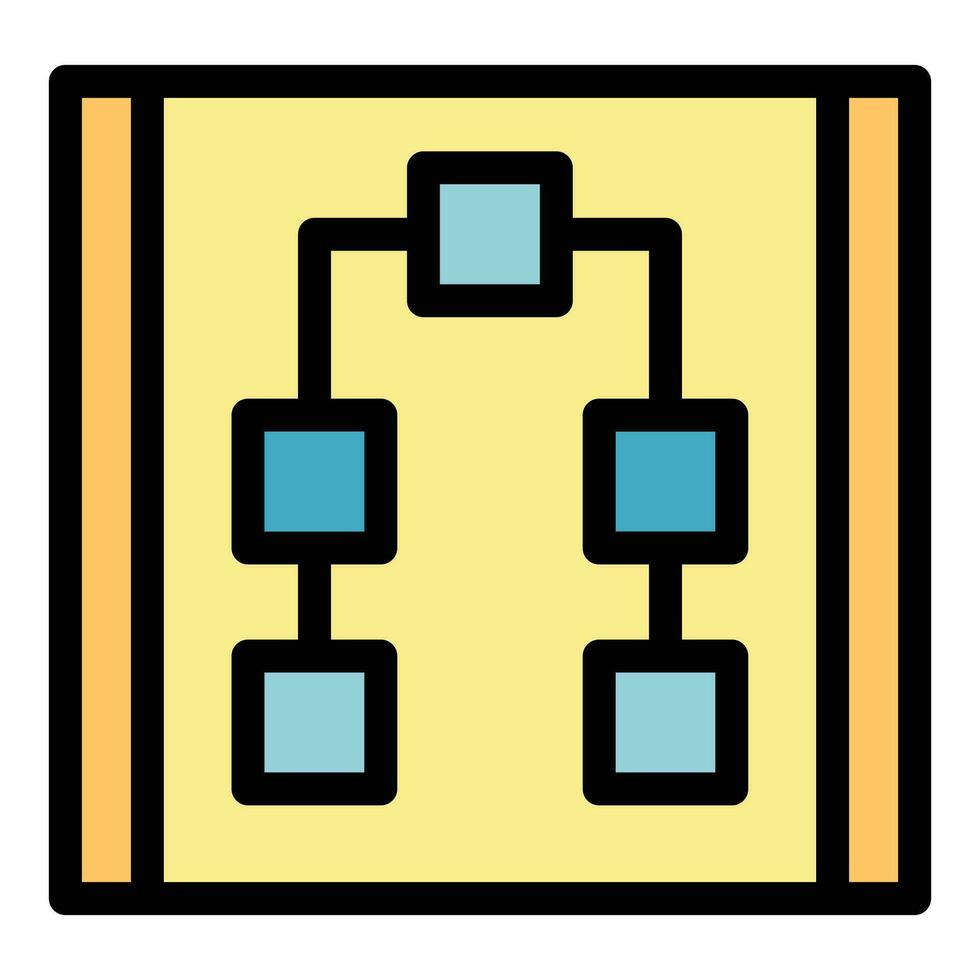 Software scheme icon vector flat