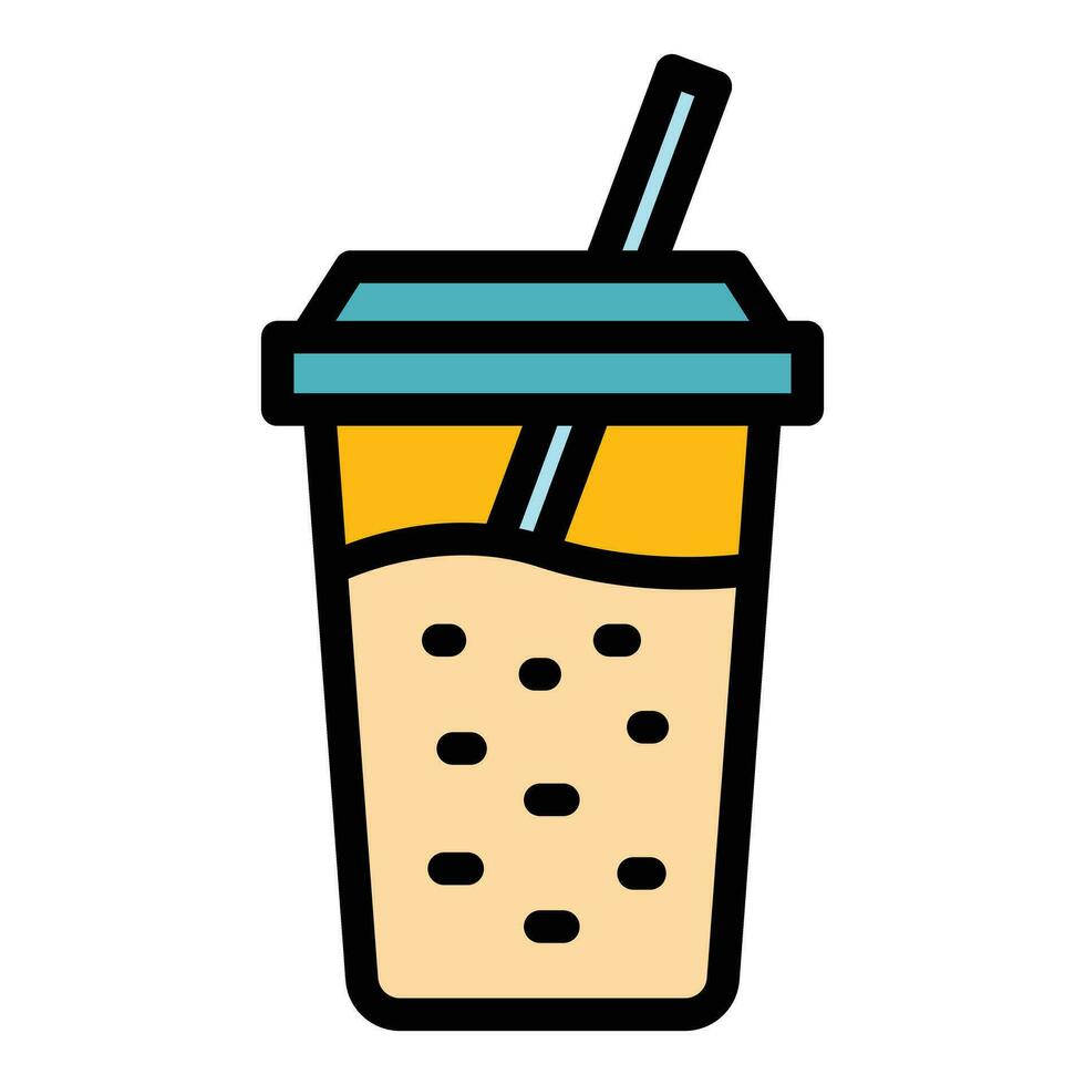 Air show cocktail icon vector flat
