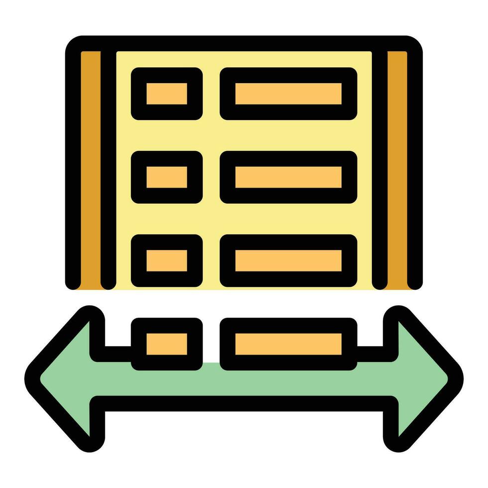 Job report icon vector flat