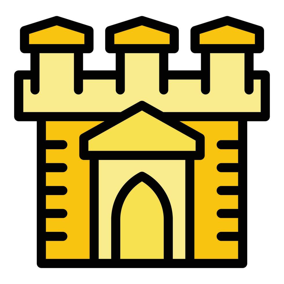 History citadel icon vector flat