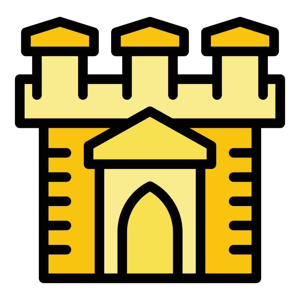 History citadel icon vector flat